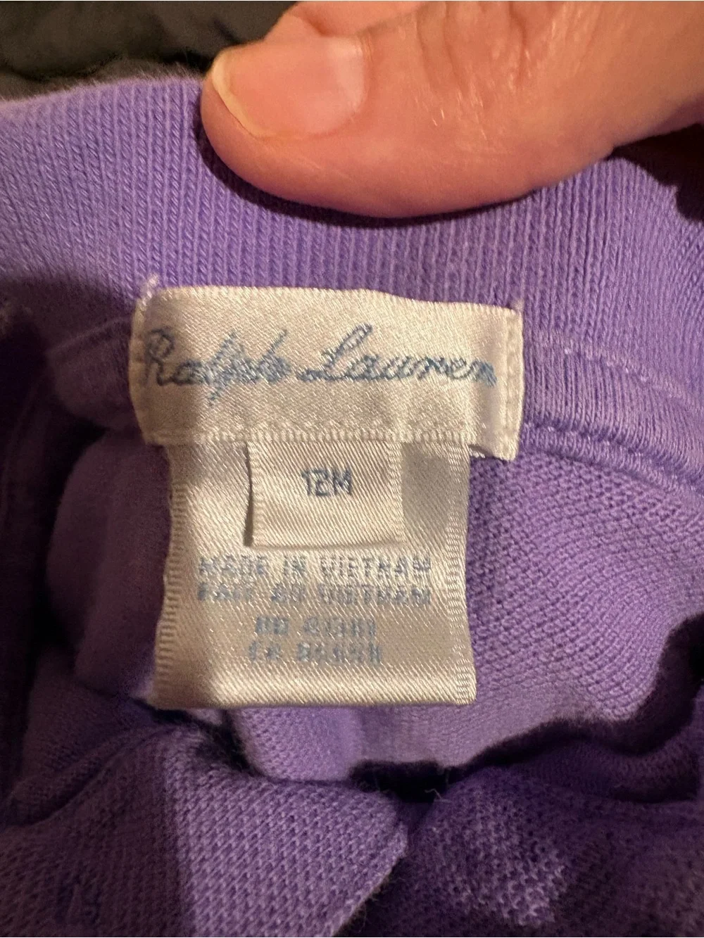 Ralph Lauren Kids Short-Sleeve Polo in Purple with Yellow Pony